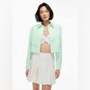 Aritzia Wilfred little cropped jacket - size M As Is